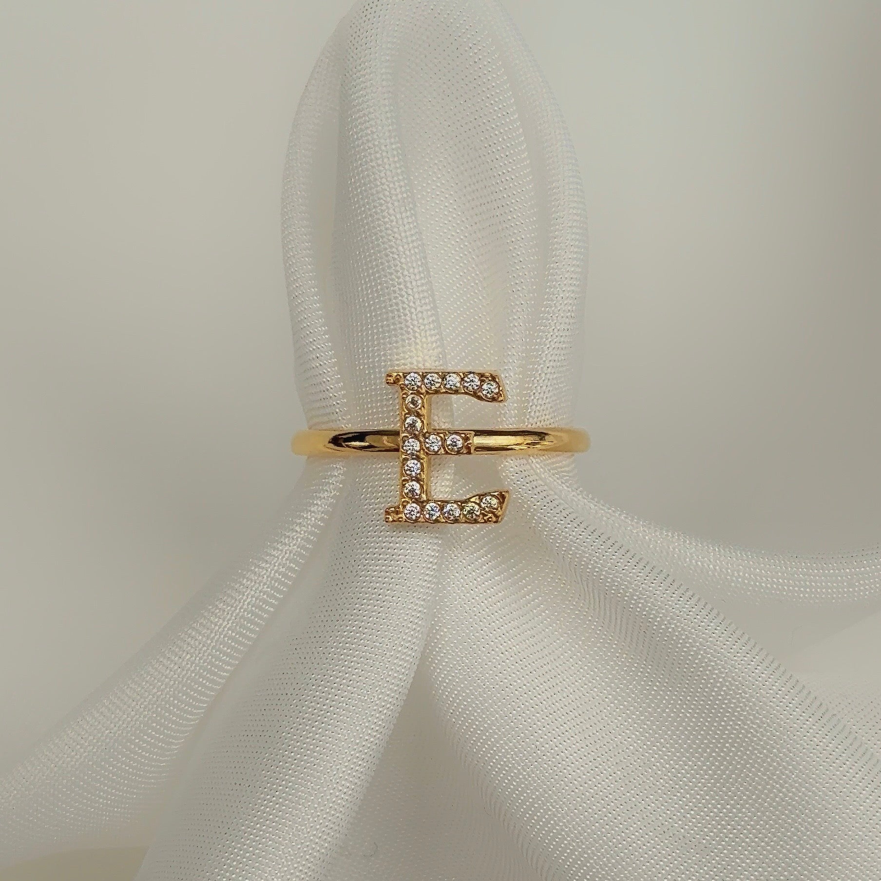 Diamanten Letterring | Ring