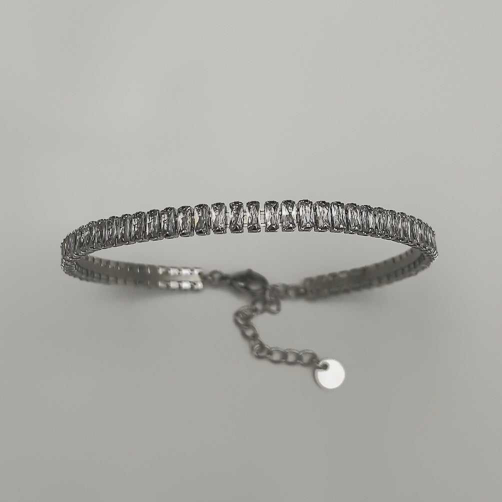 Tennis Silver | Bangle
