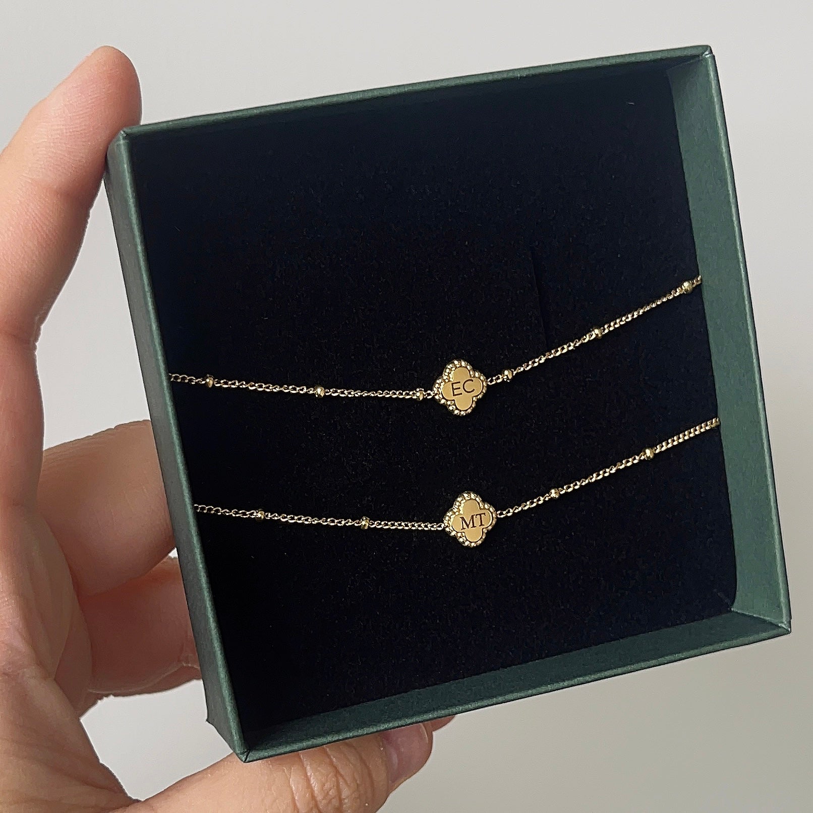 Klaver armband | Graveerbare Armband