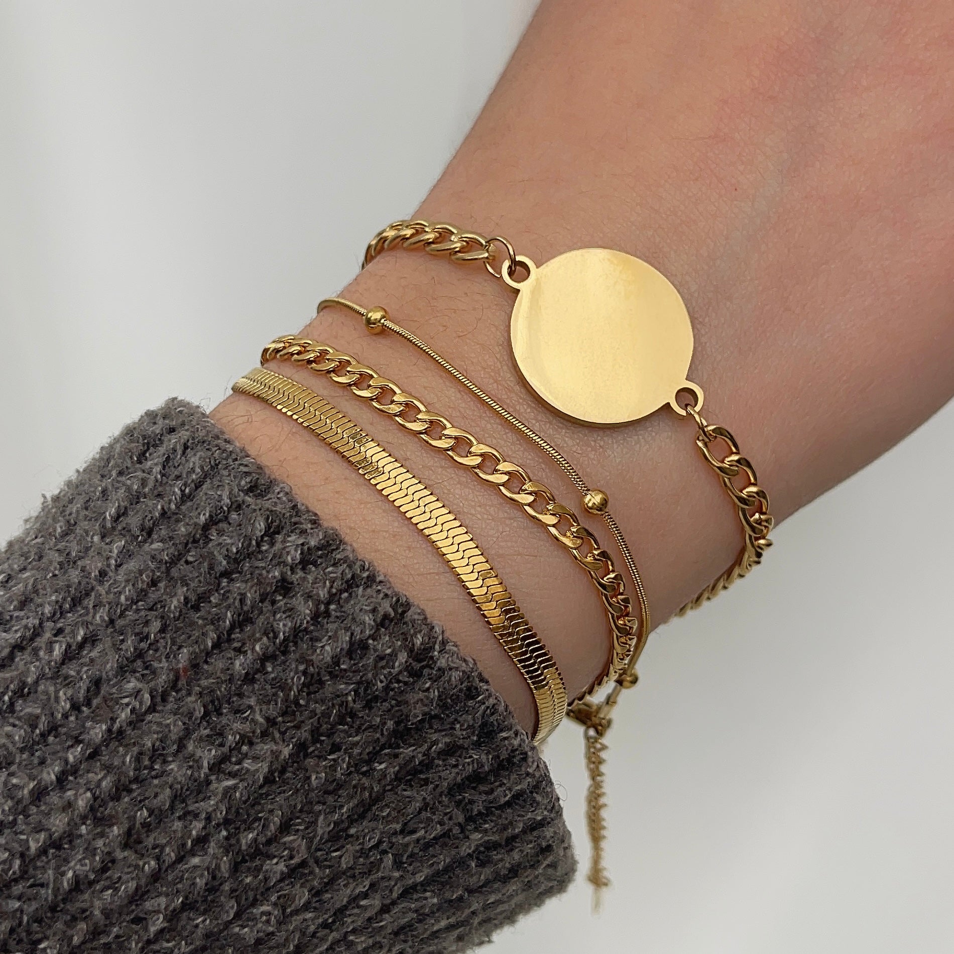 Munt Naam | Graveerbare Armband