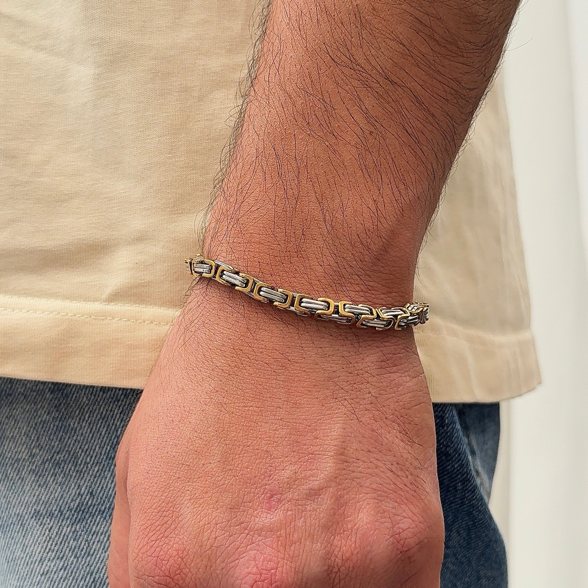 Koning Gold/Silver | Armband