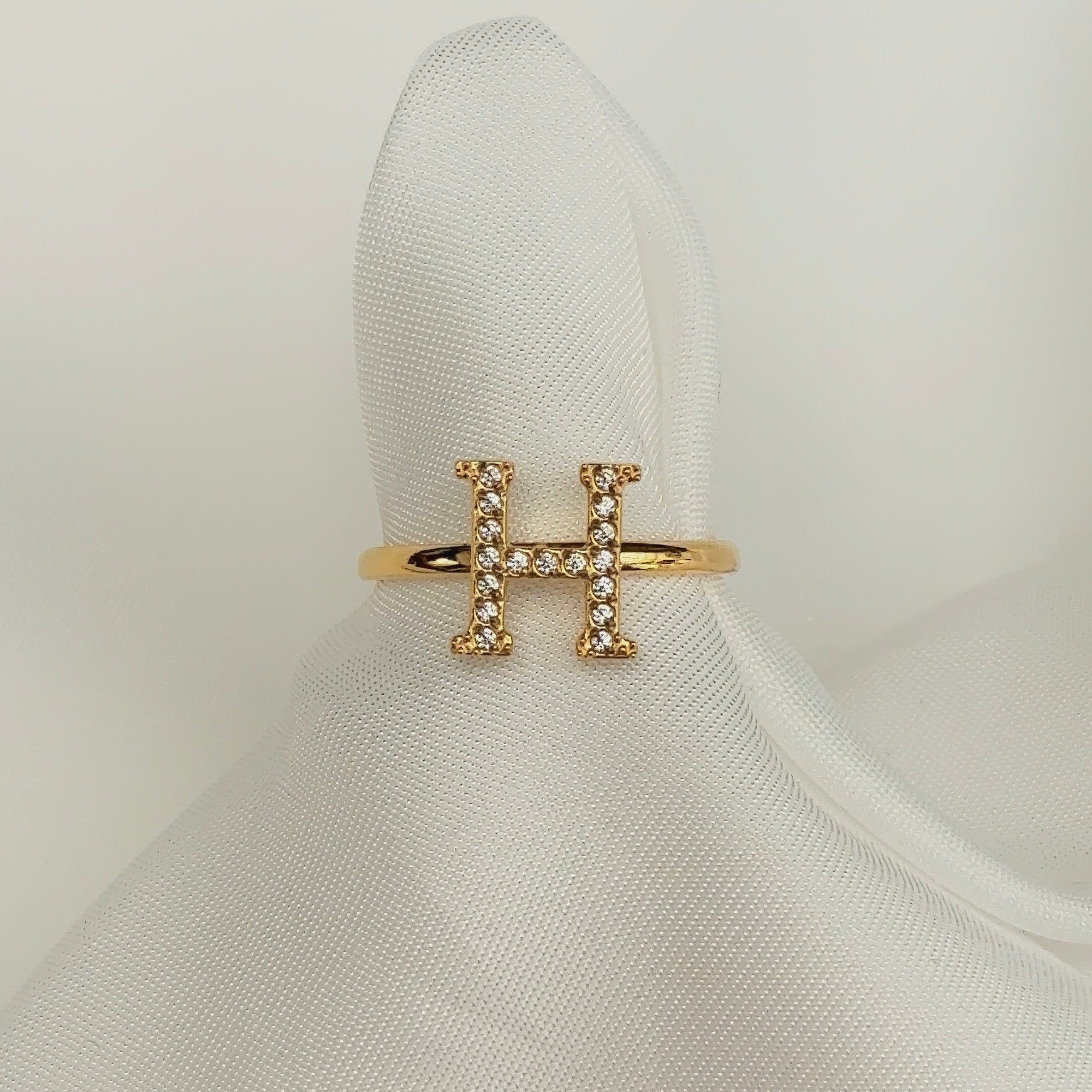 Diamanten Letterring | Ring