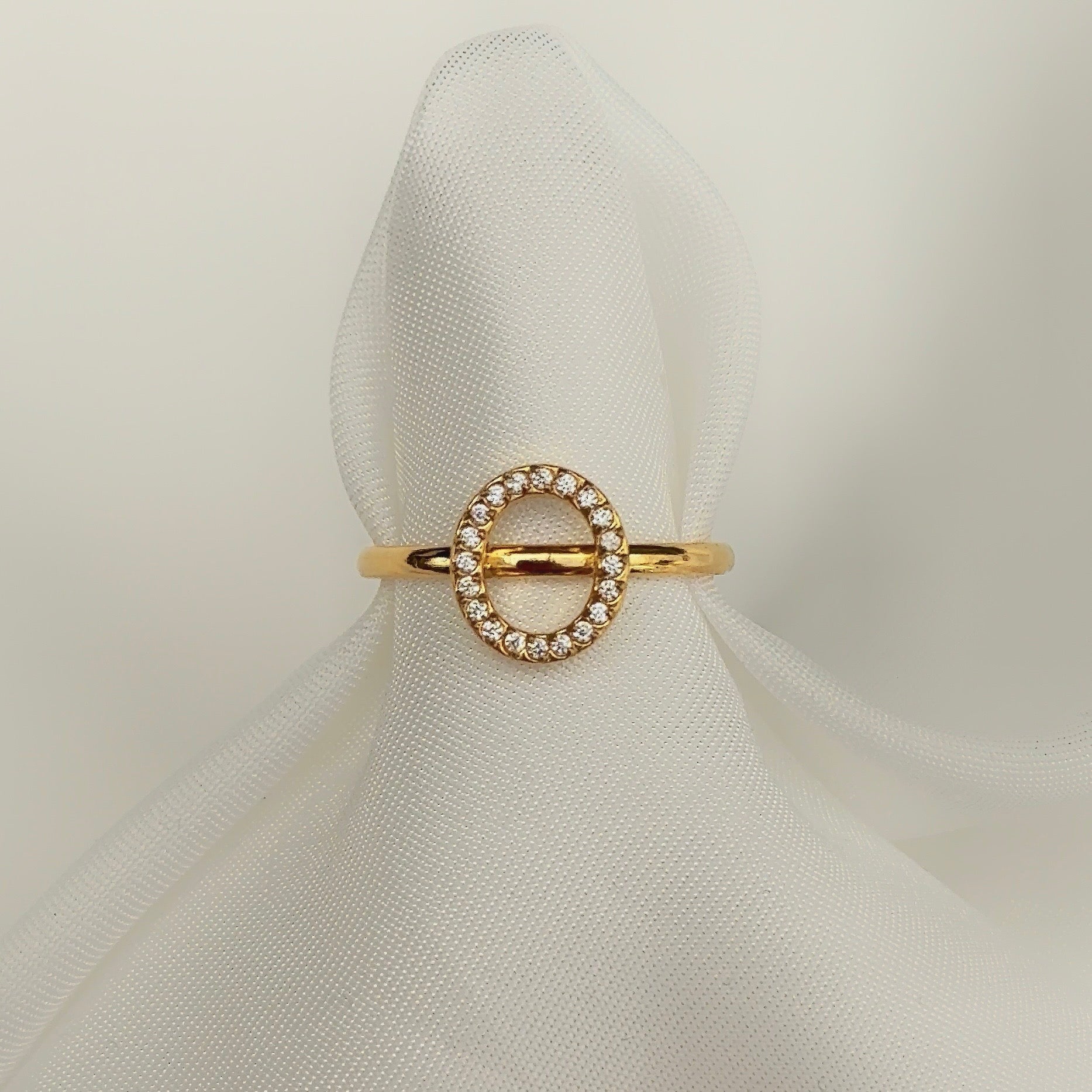 Diamanten Letterring | Ring