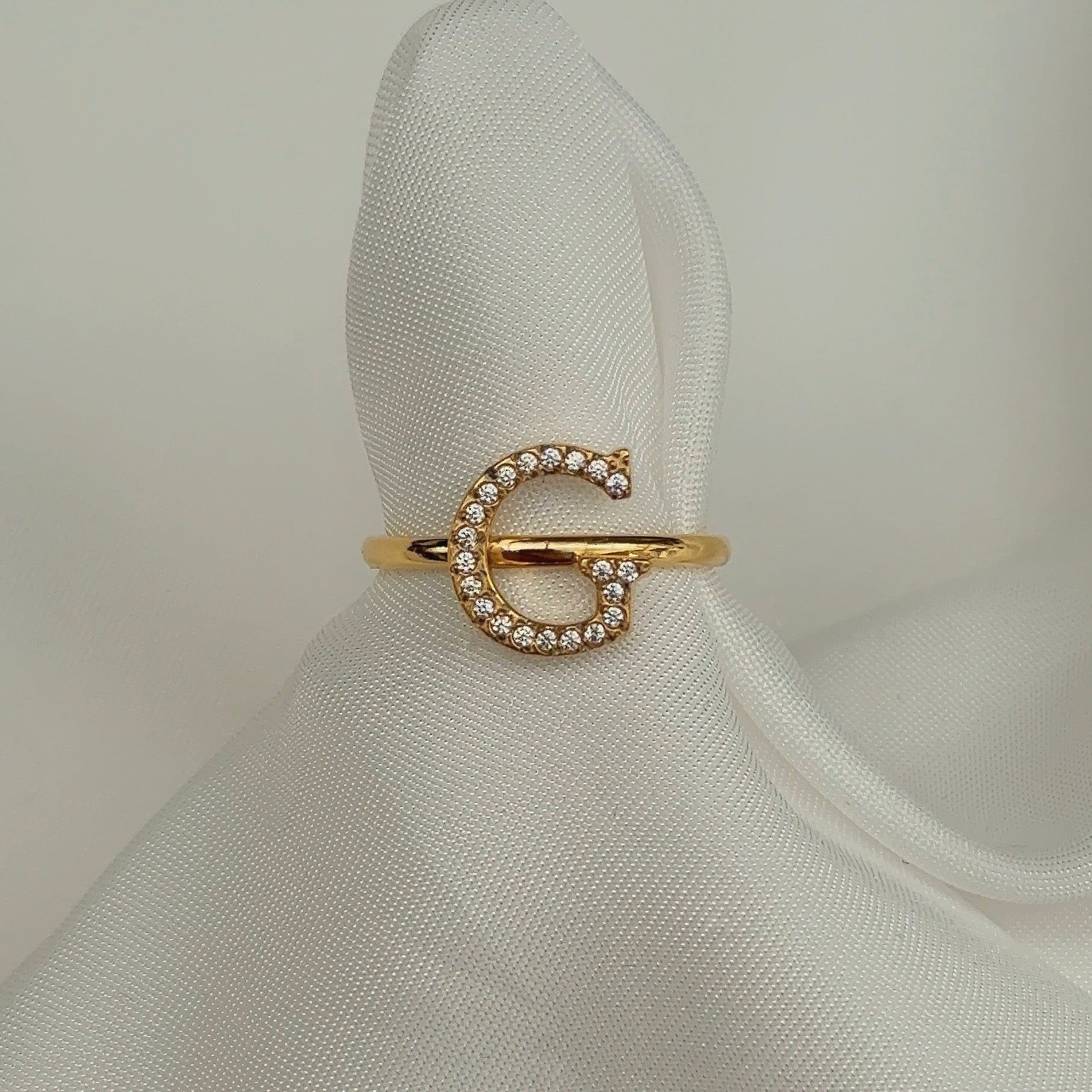 Diamanten Letterring | Ring