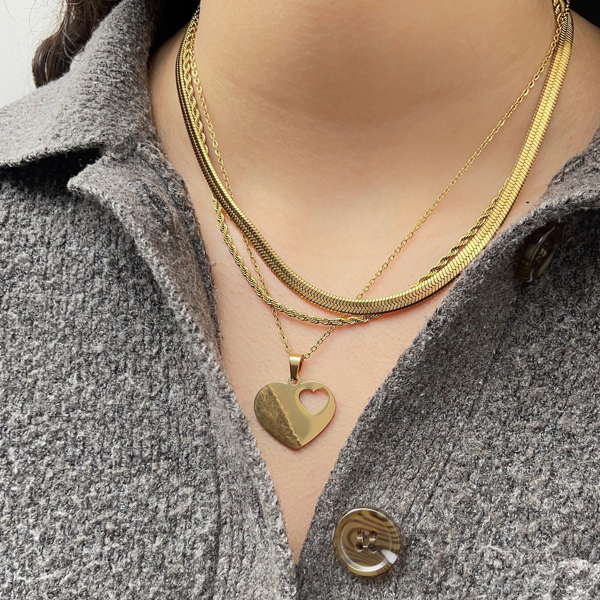Grote Hart | Graveerbare Ketting