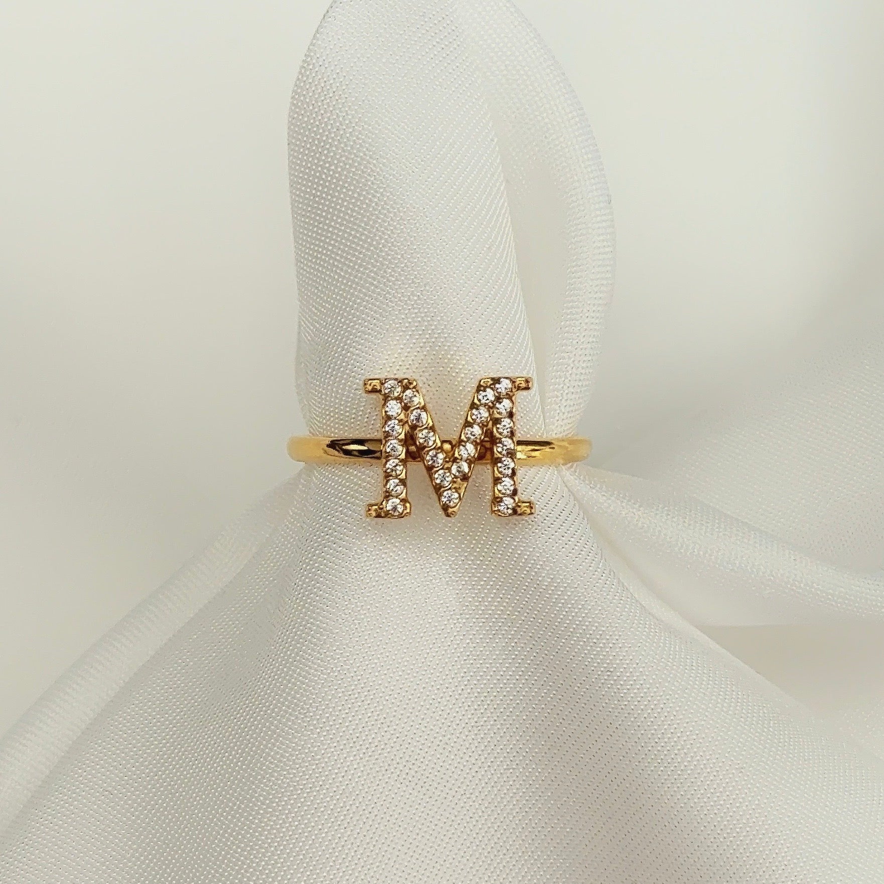 Diamanten Letterring | Ring