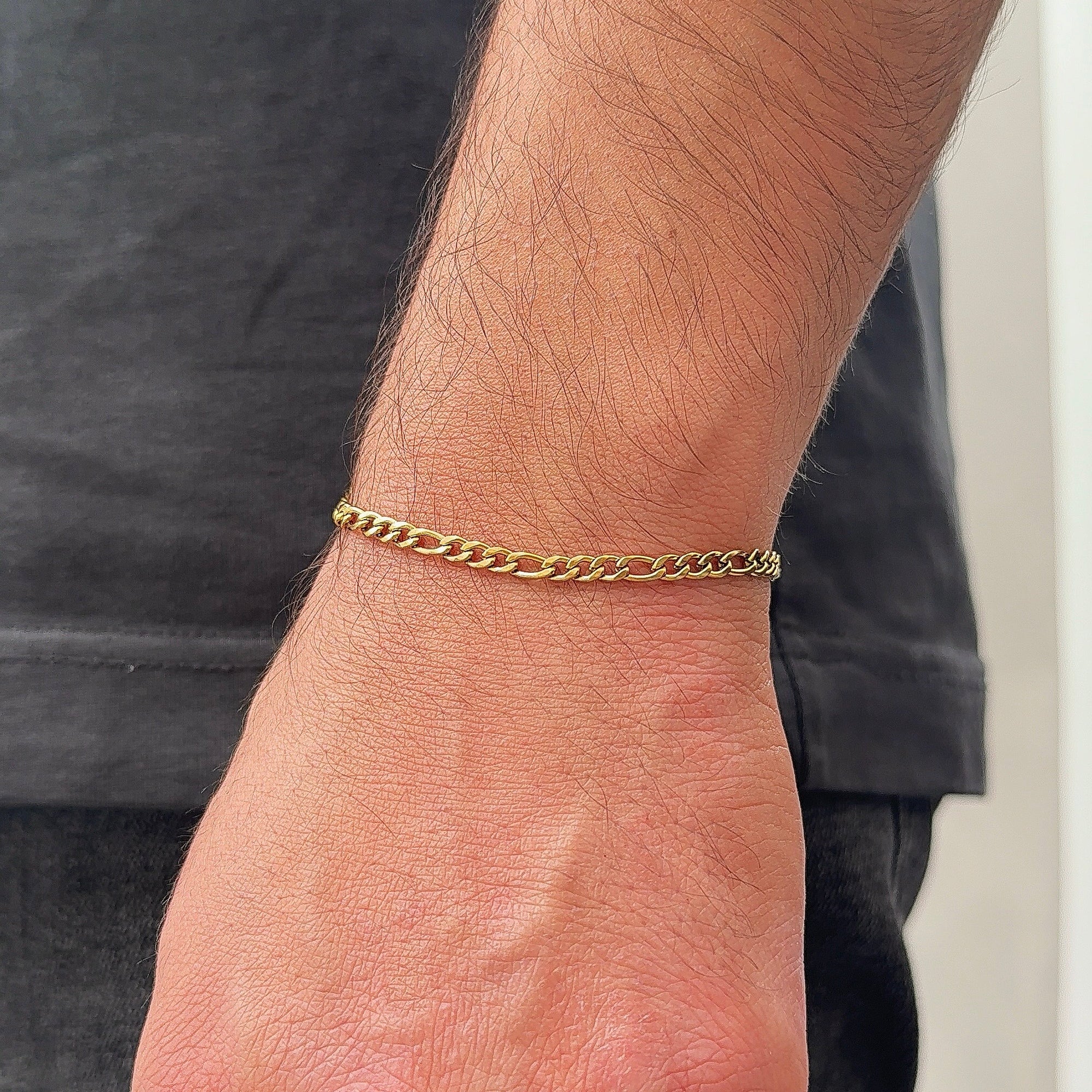 Figaro Gold Small | Armband