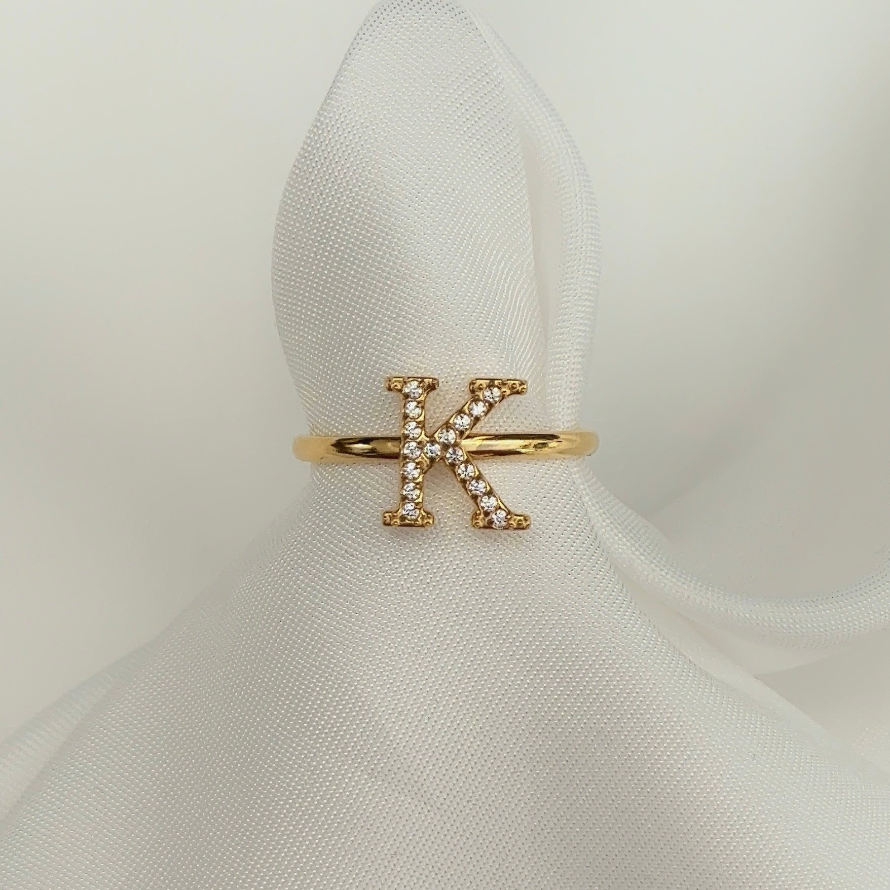 Diamanten Letterring | Ring