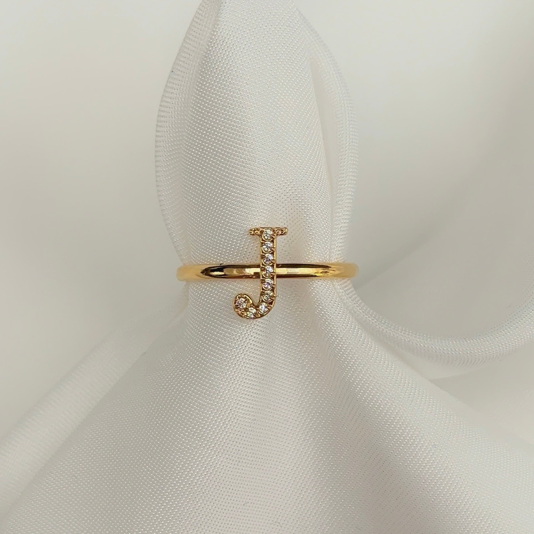 Diamanten Letterring | Ring