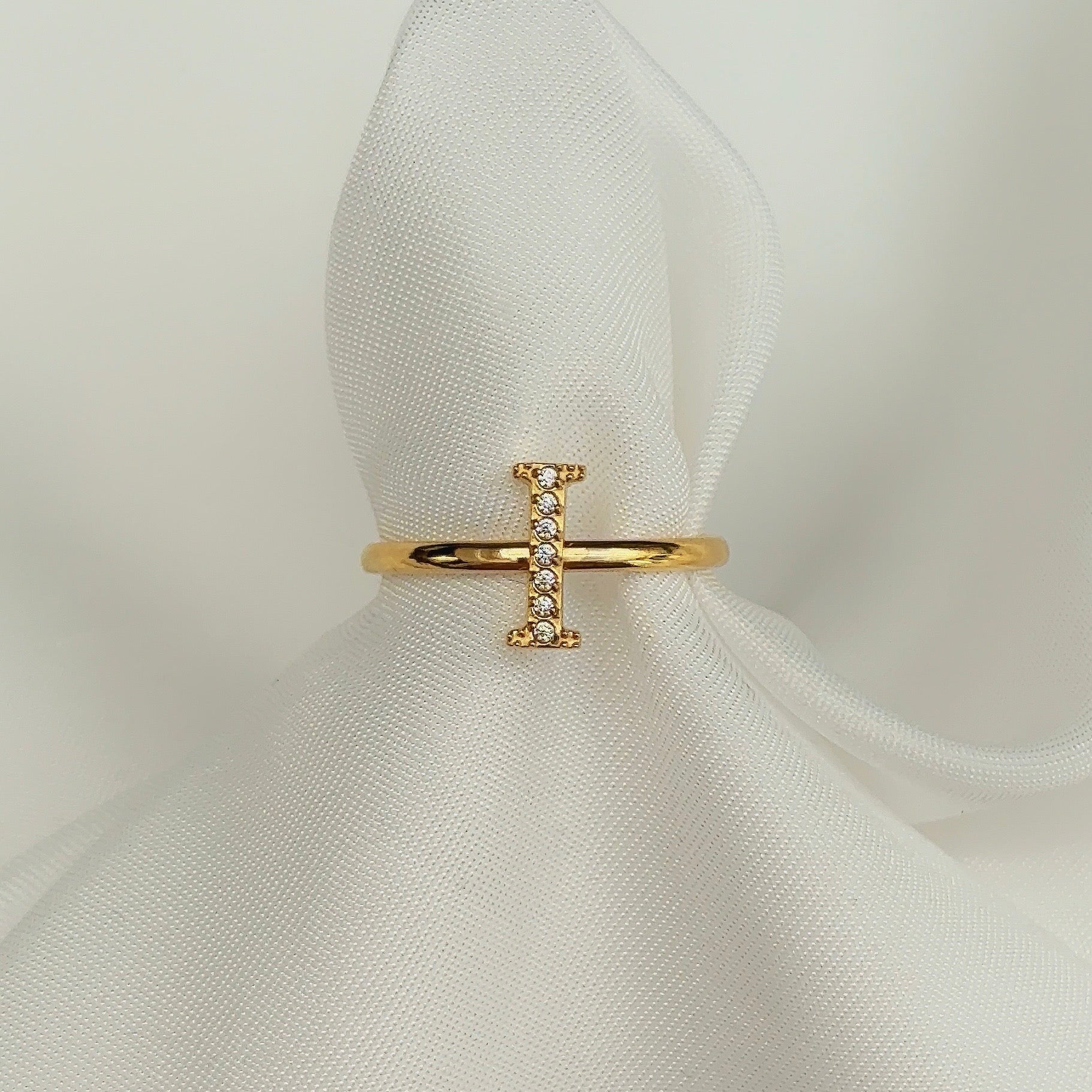 Diamanten Letterring | Ring