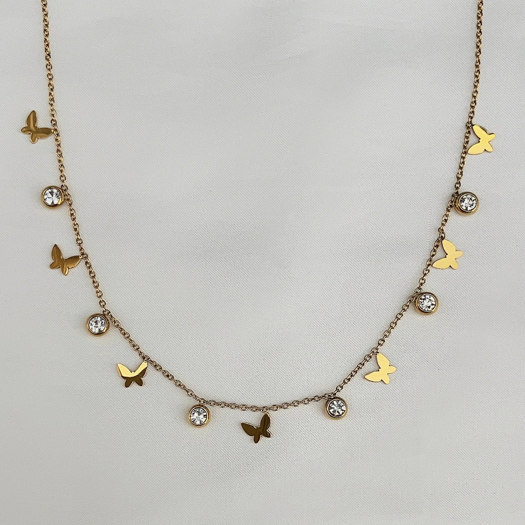 Diamond Butterfly | Ketting