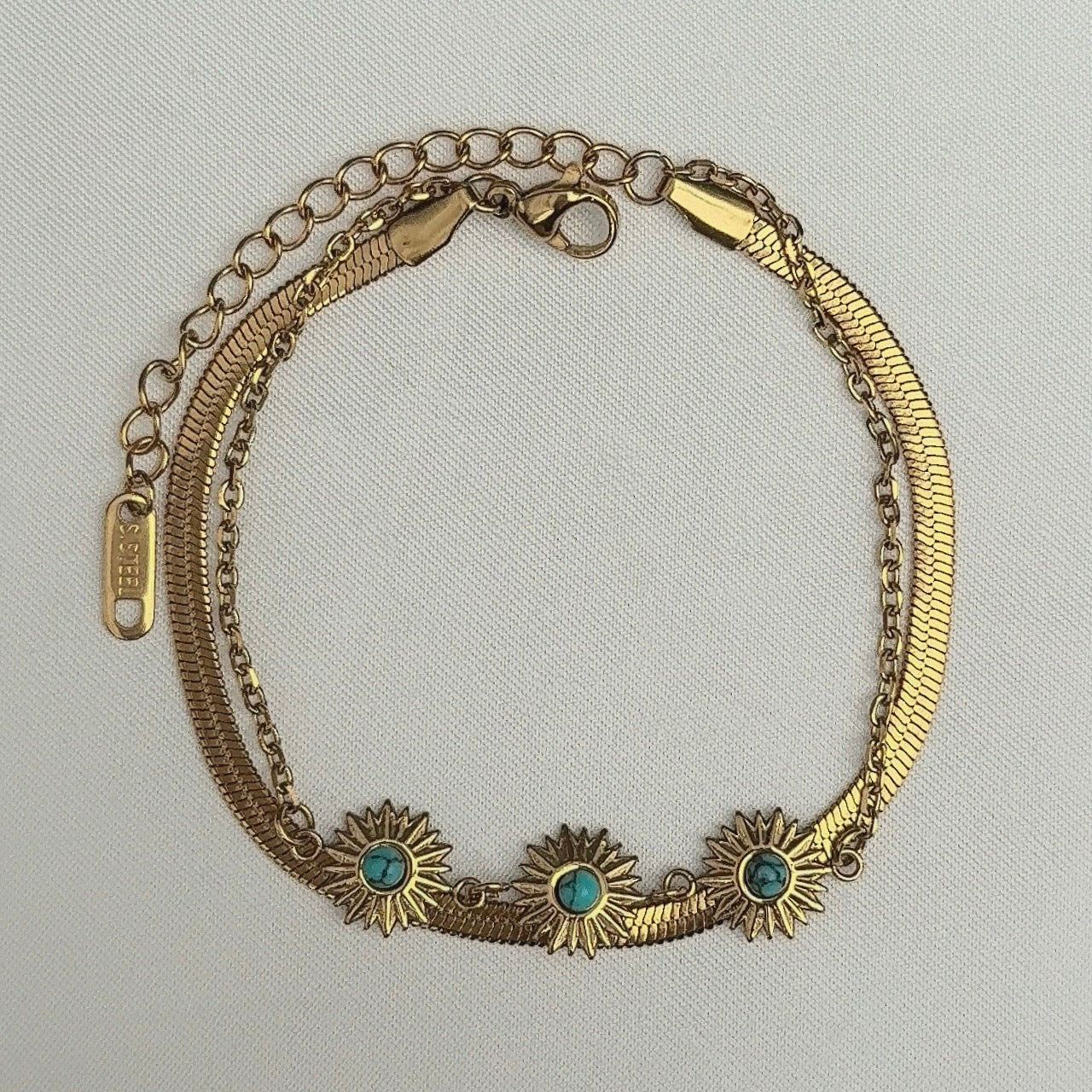 Blauwe Zonnestraal | Armband