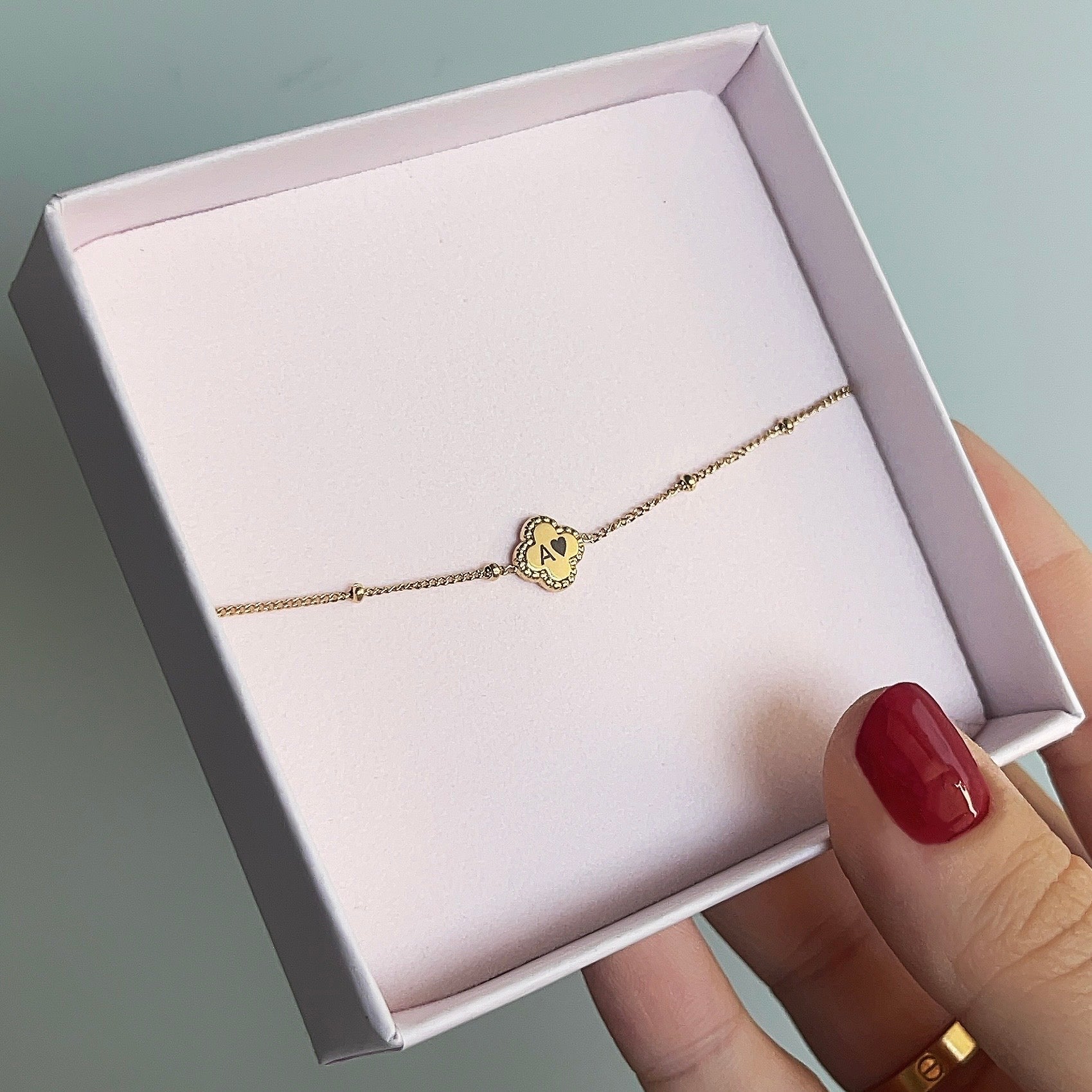 Klaver armband | Graveerbare Armband