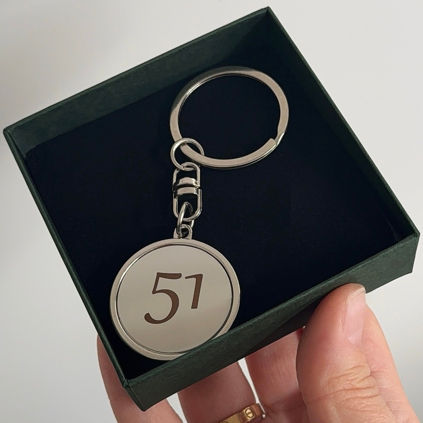 Sleutelhanger Rond met Naam