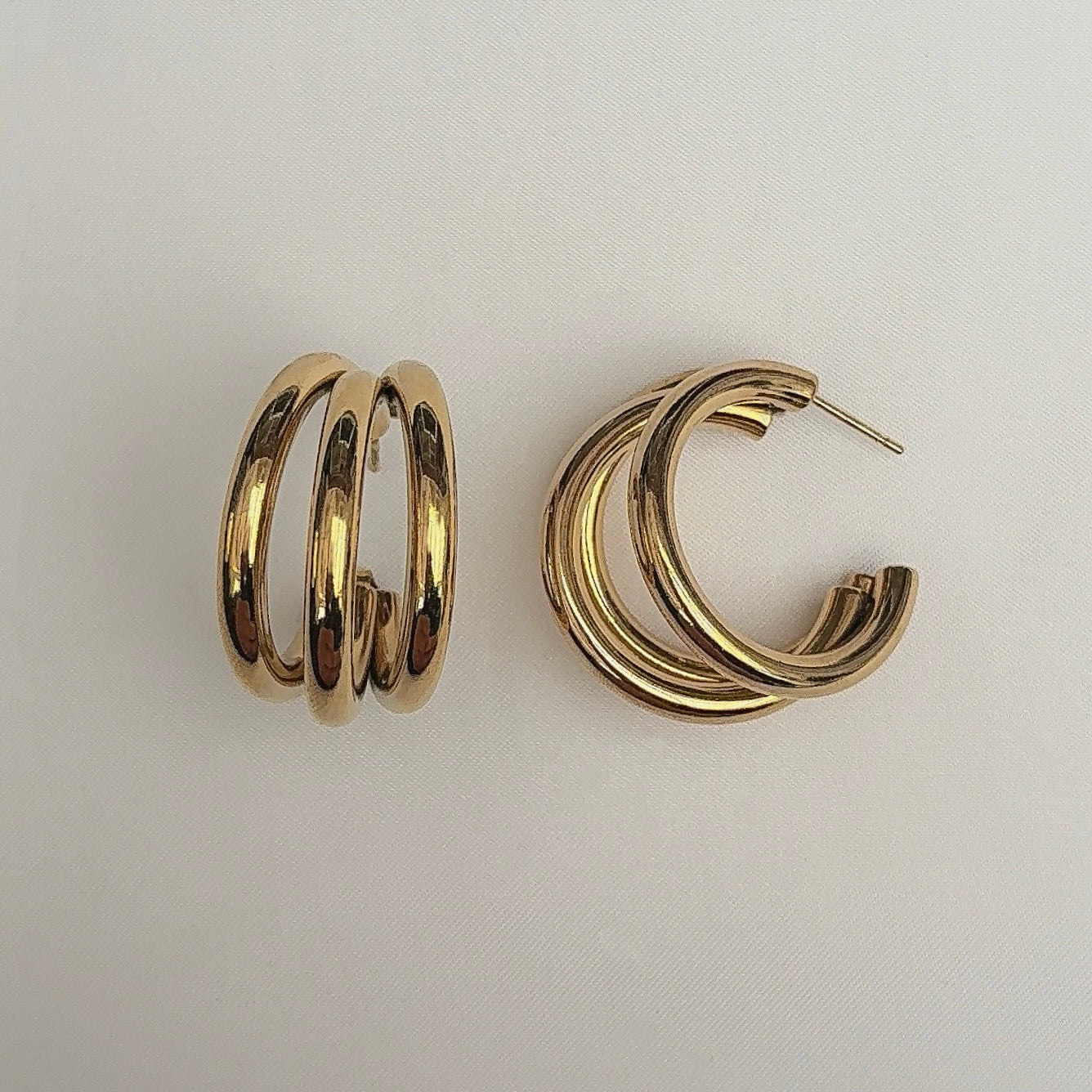 Triple Hoop | Oorbel