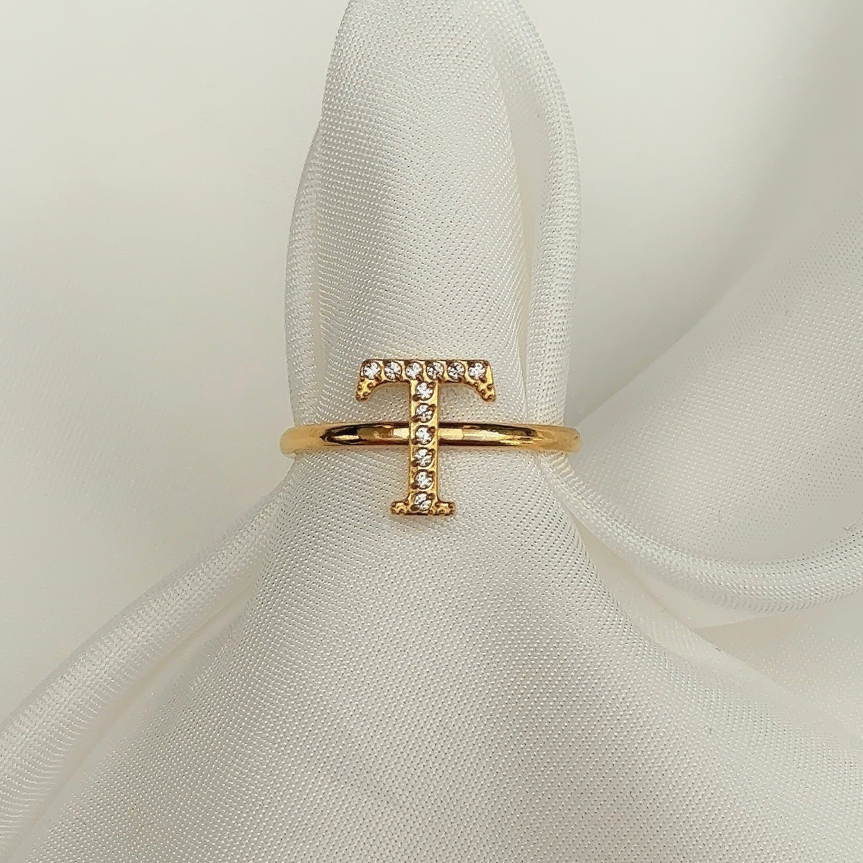 Diamanten Letterring | Ring