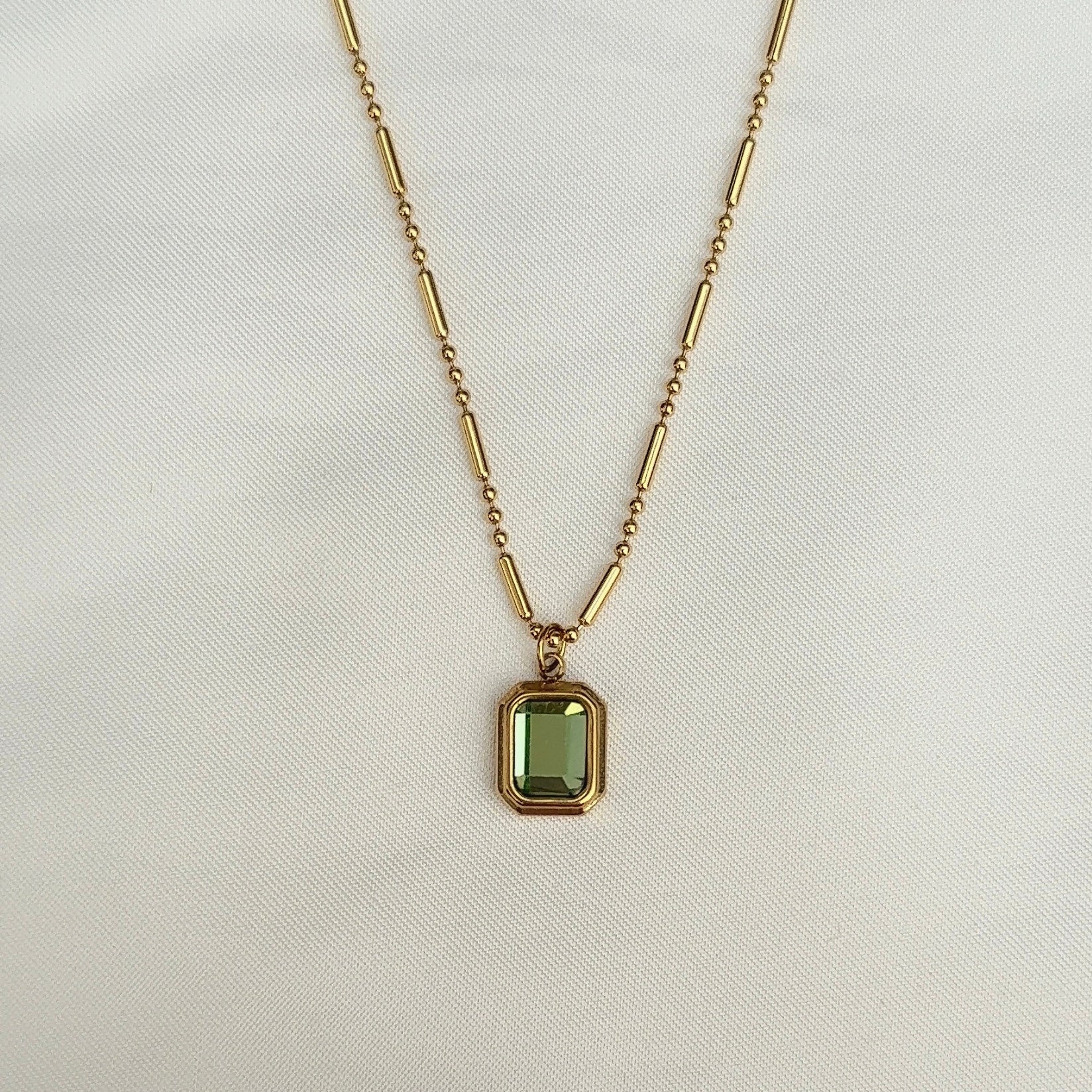 Olive Glow | Ketting
