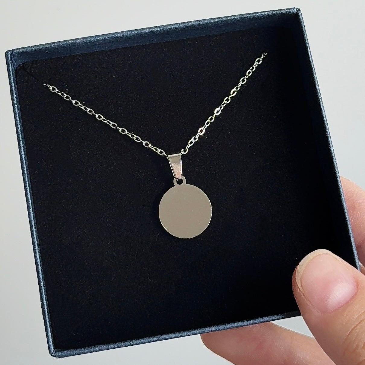 Munt Zilver | Graveerbare Ketting