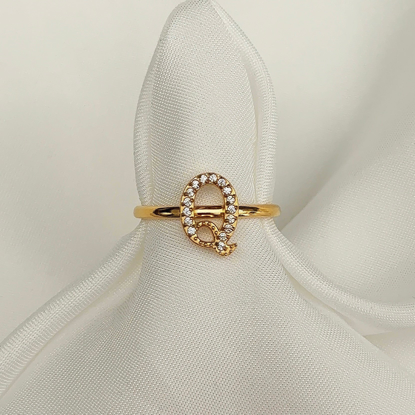 Diamanten Letterring | Ring