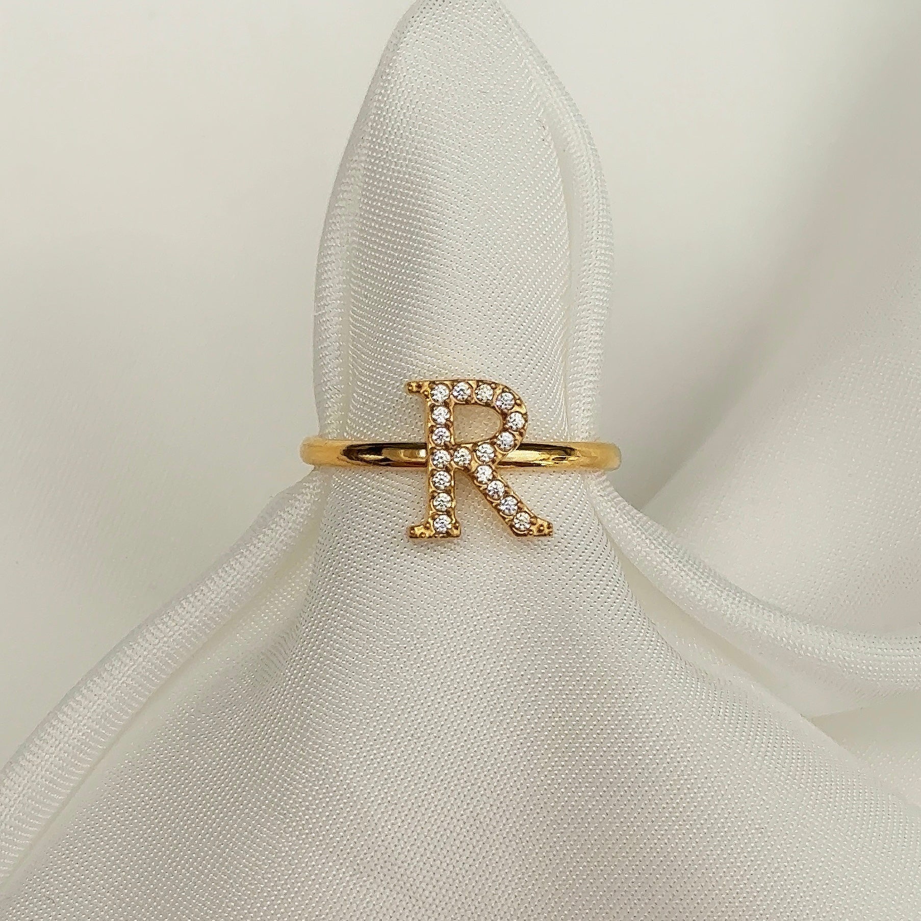Diamanten Letterring | Ring