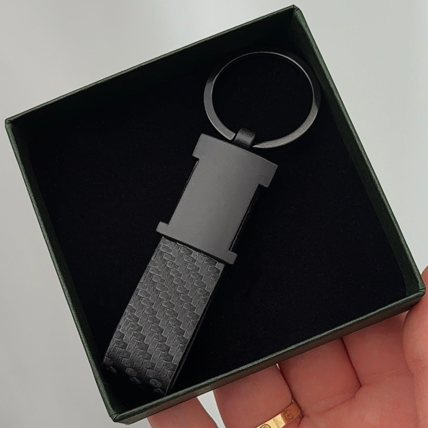 Sleutelhanger Carbon met Naam