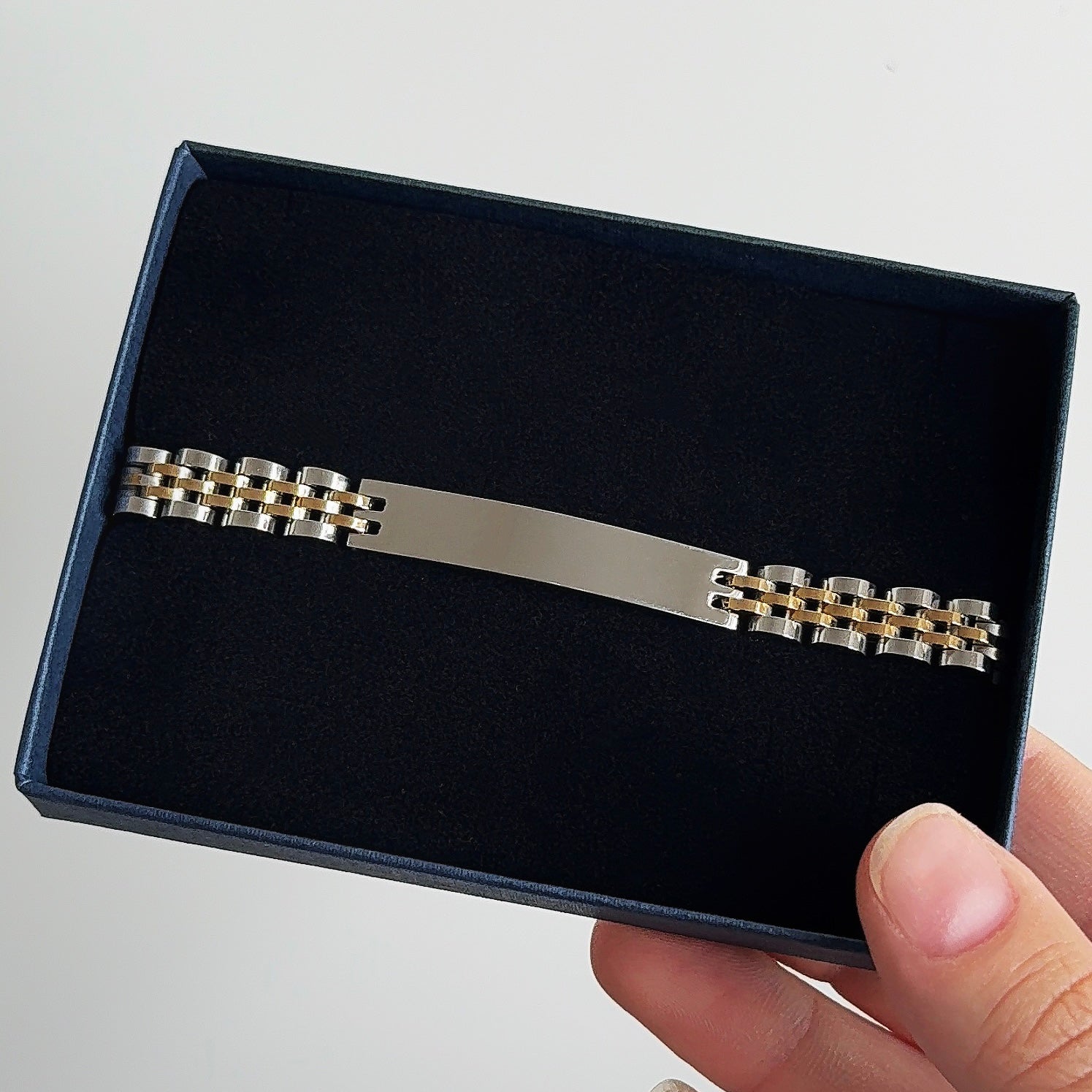 Horloge Band met Naam Duo | Graveerbare Armband