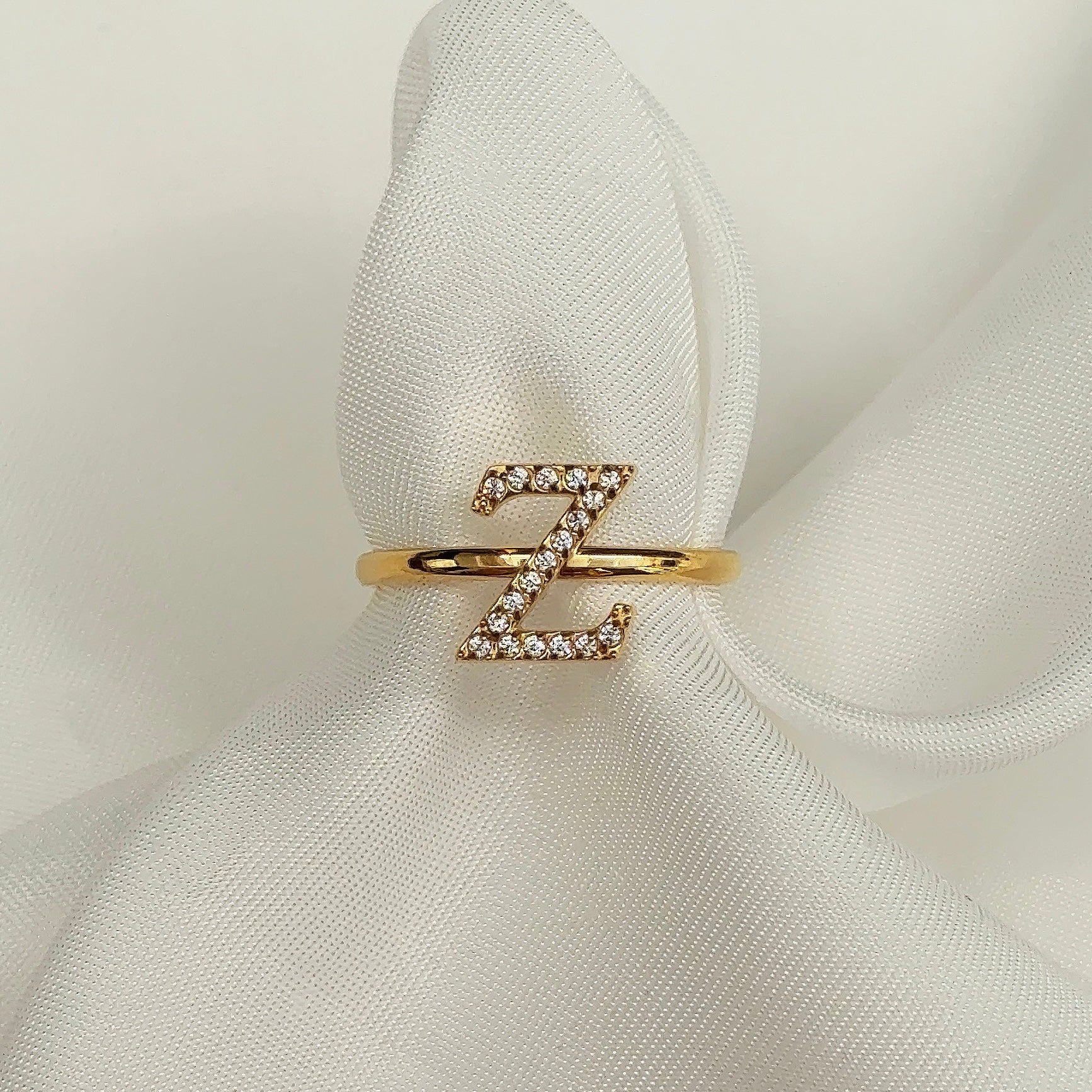 Diamanten Letterring | Ring