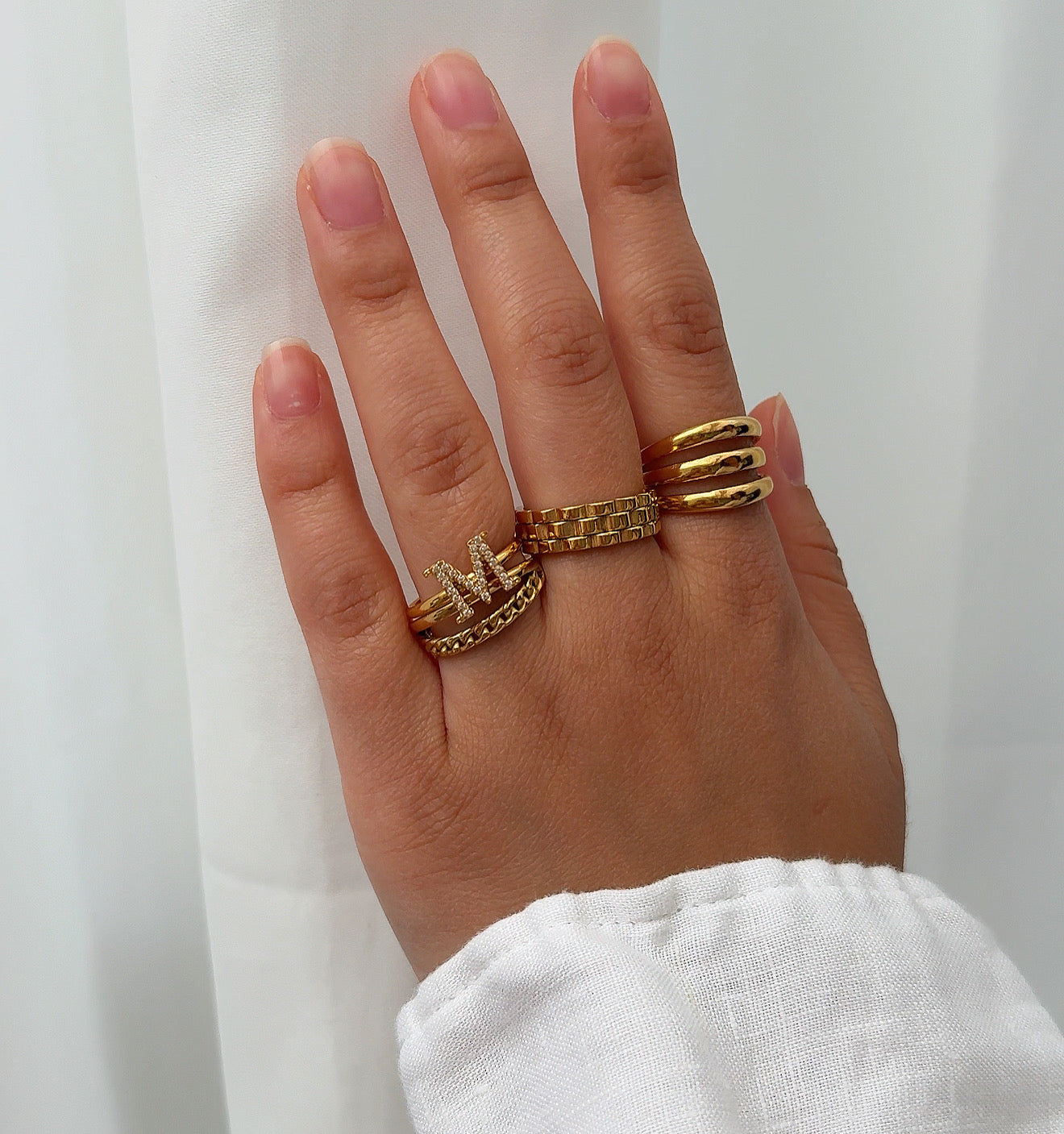 Diamanten Letterring | Ring