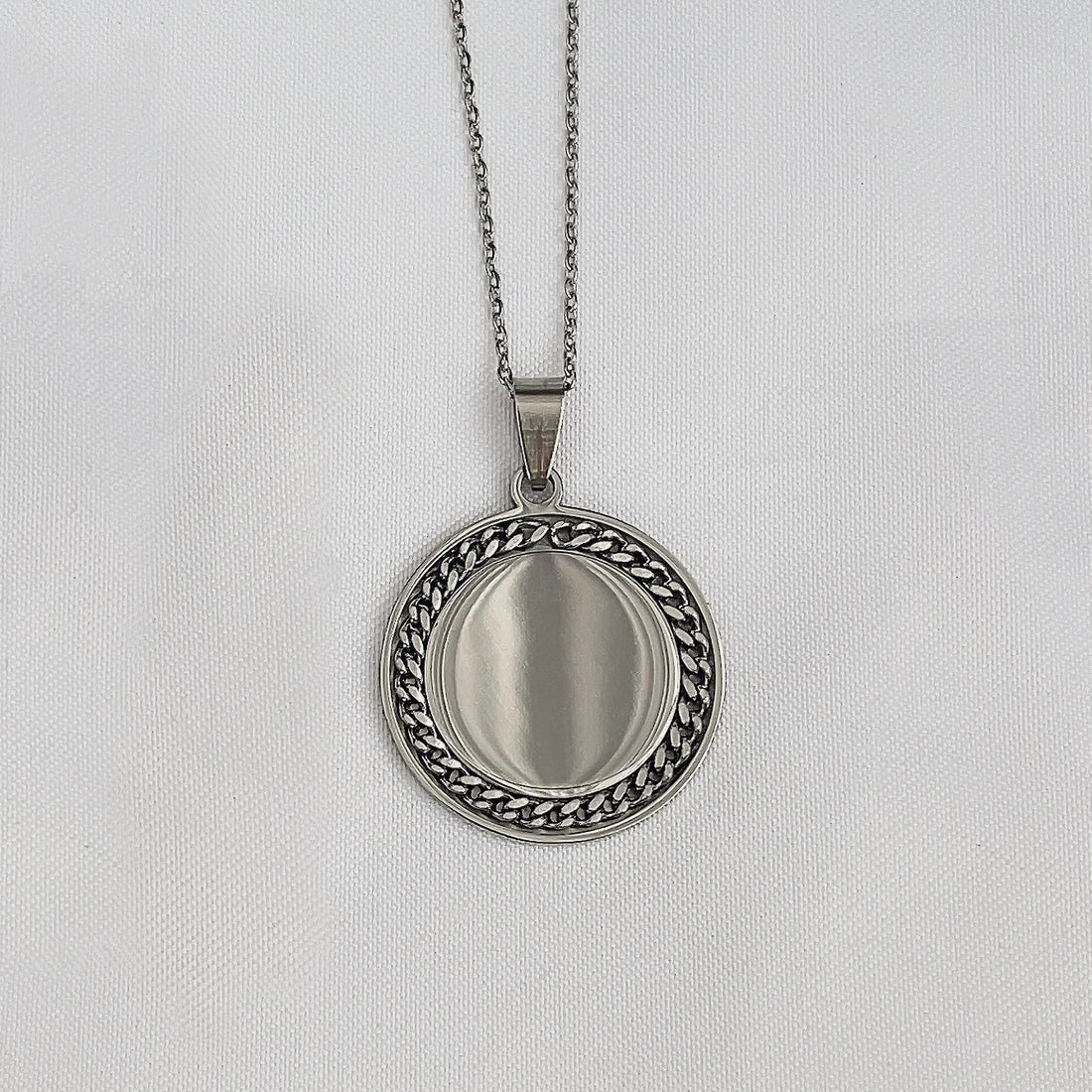 Ronde Naamketting Zilver | Graveerbare Ketting