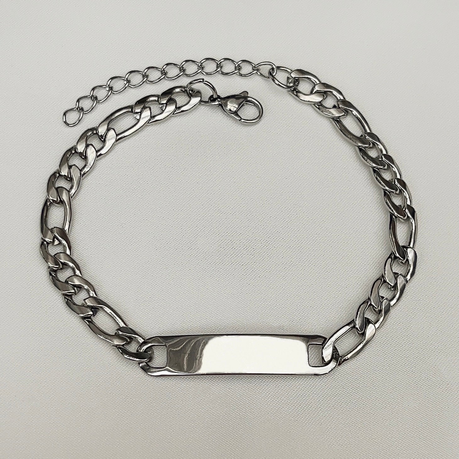 Schakelarmband Zilver | Graveerbare Armband