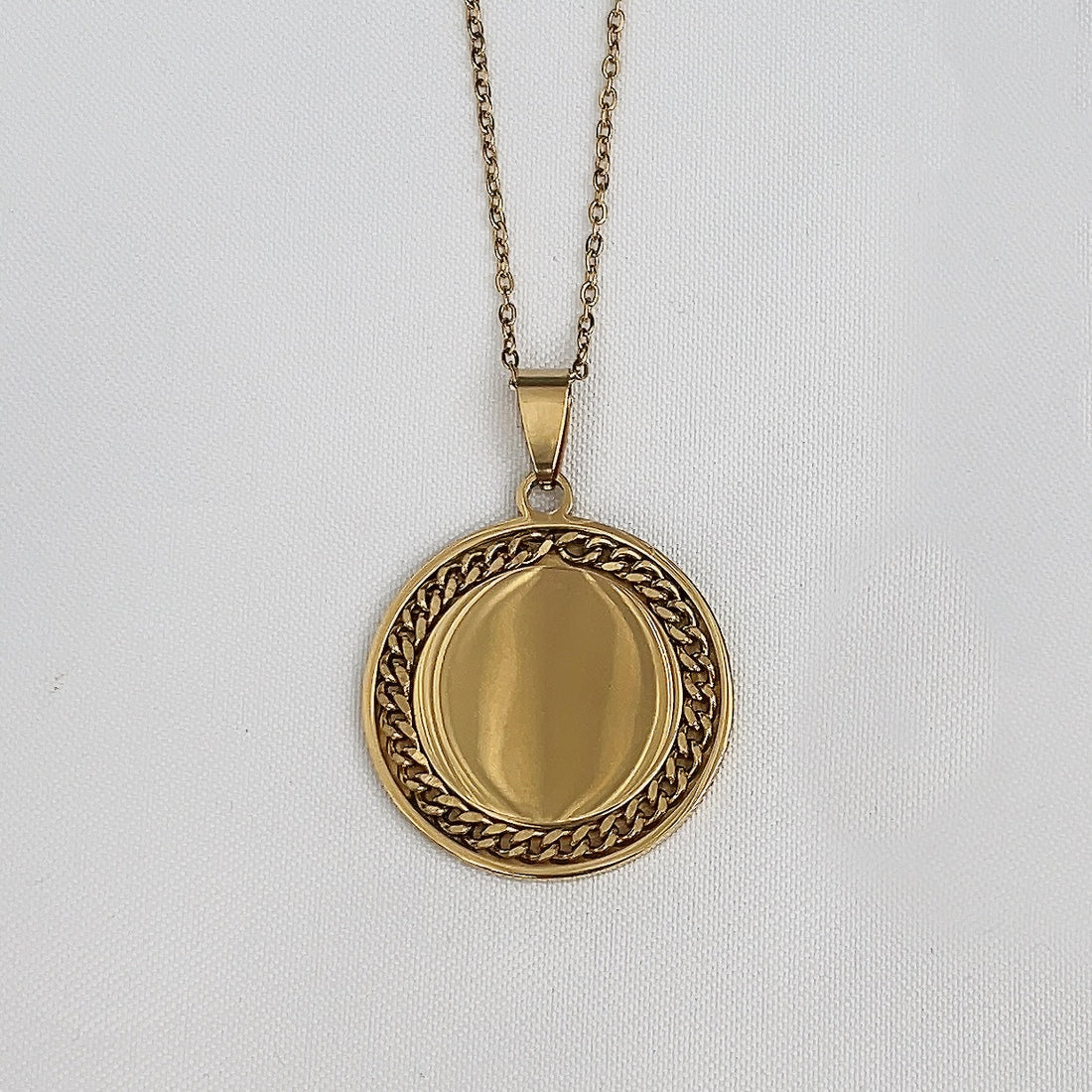 Ronde Naamketting Goud | Graveerbare Ketting