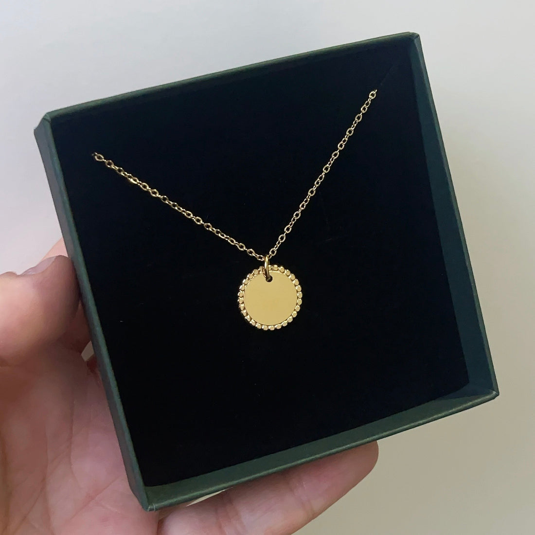 Munt Goud | Graveerbare Ketting