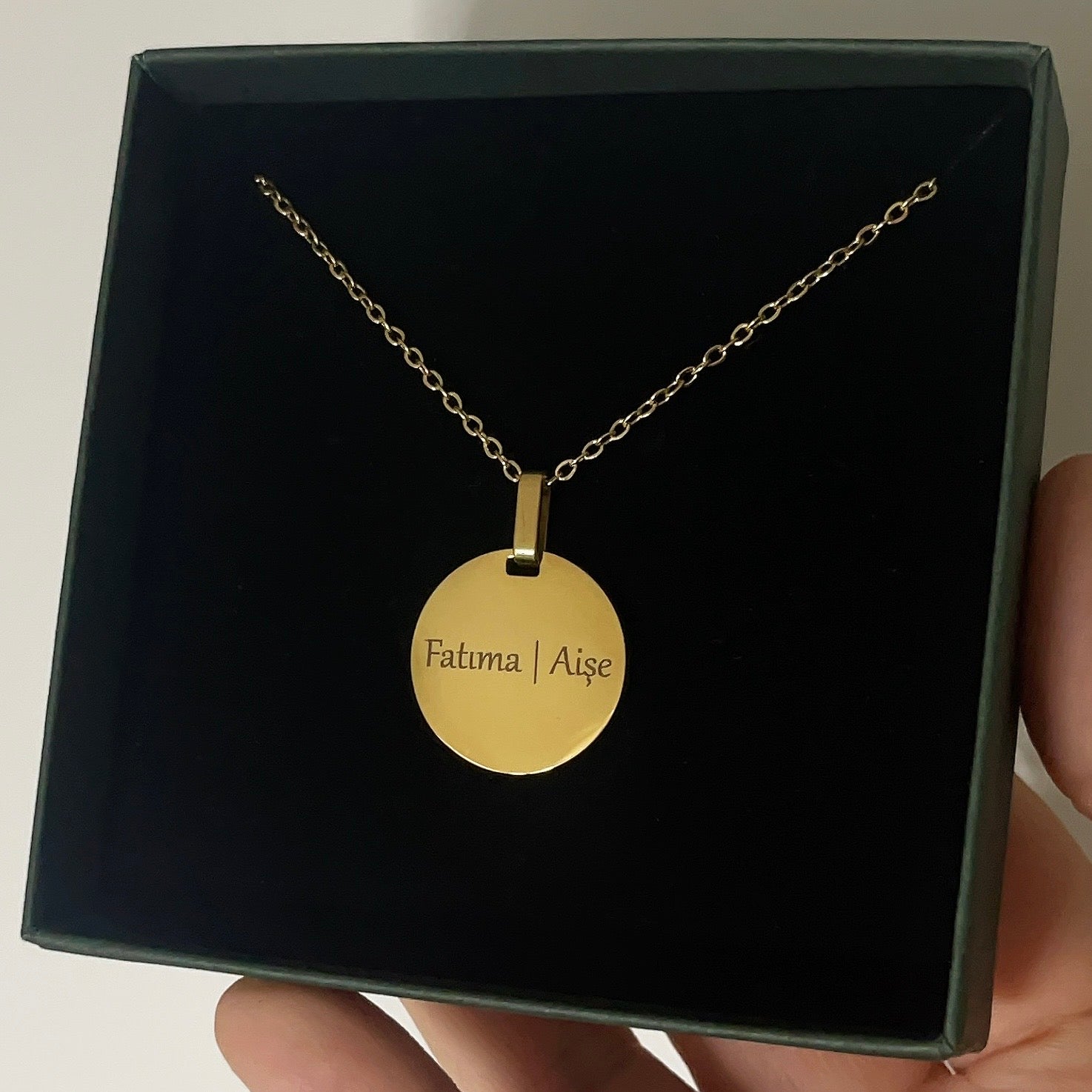 Munt Goud | Graveerbare Ketting