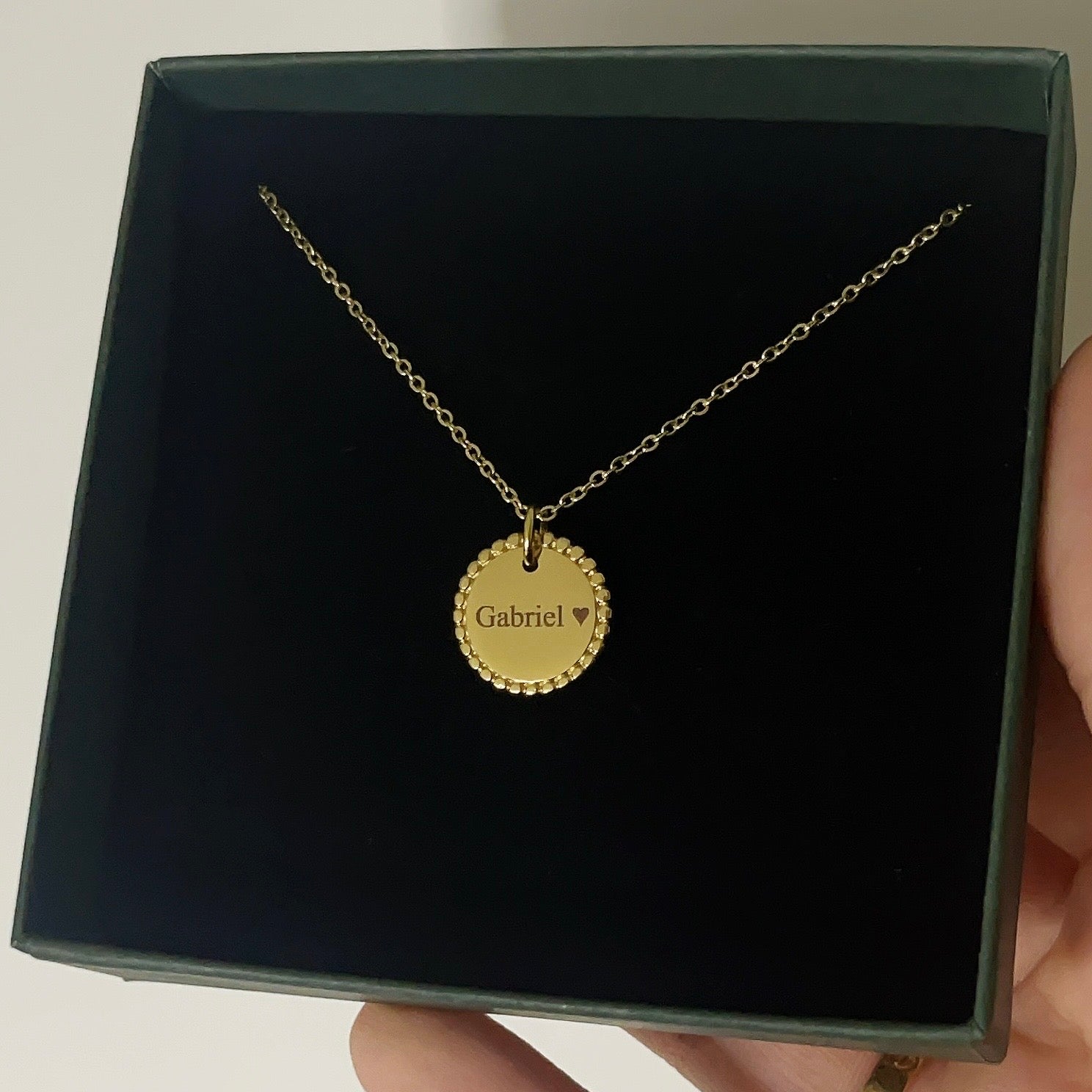 Munt Goud | Graveerbare Ketting