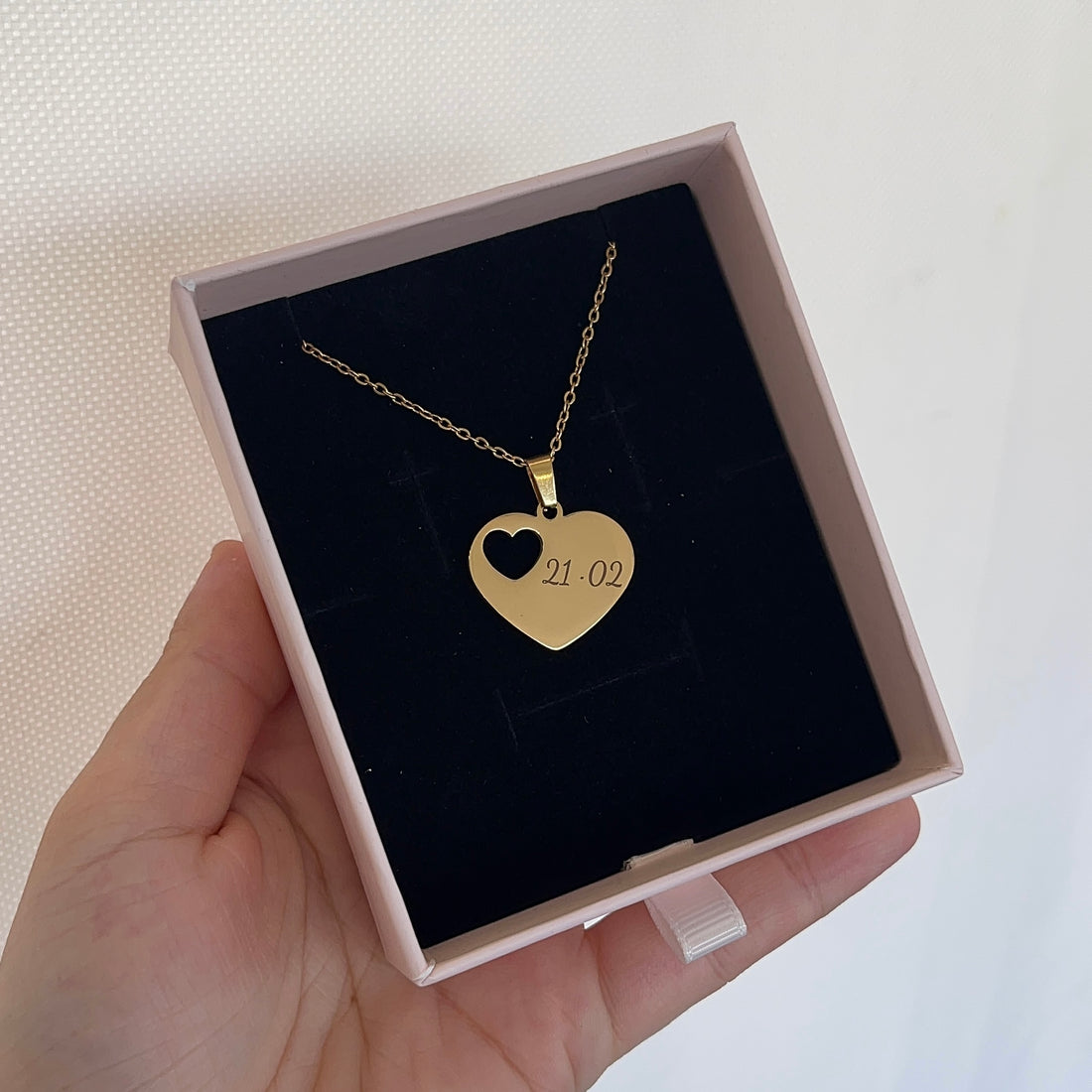 Grote Hart | Graveerbare Ketting