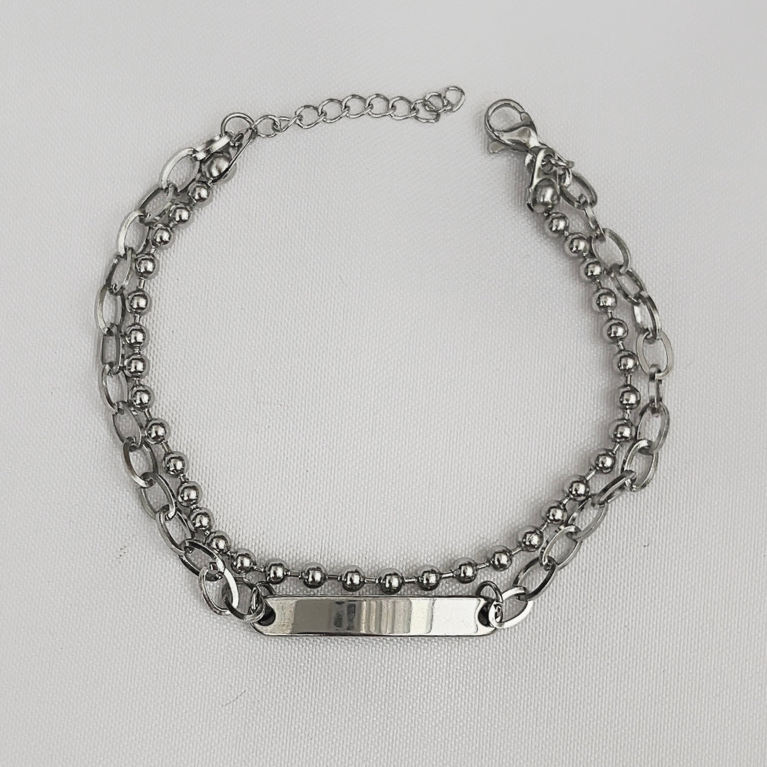 Balletjes Armband Zilver | Graveerbare Armband