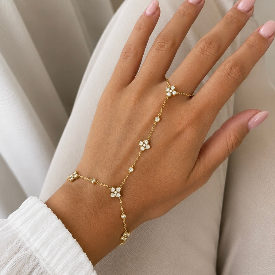 Clover Gold | Handchain