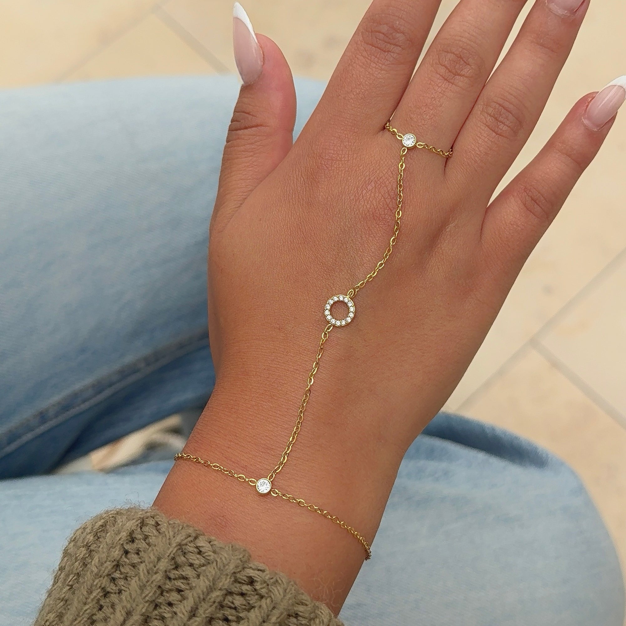 Circle Diamond | Handchain