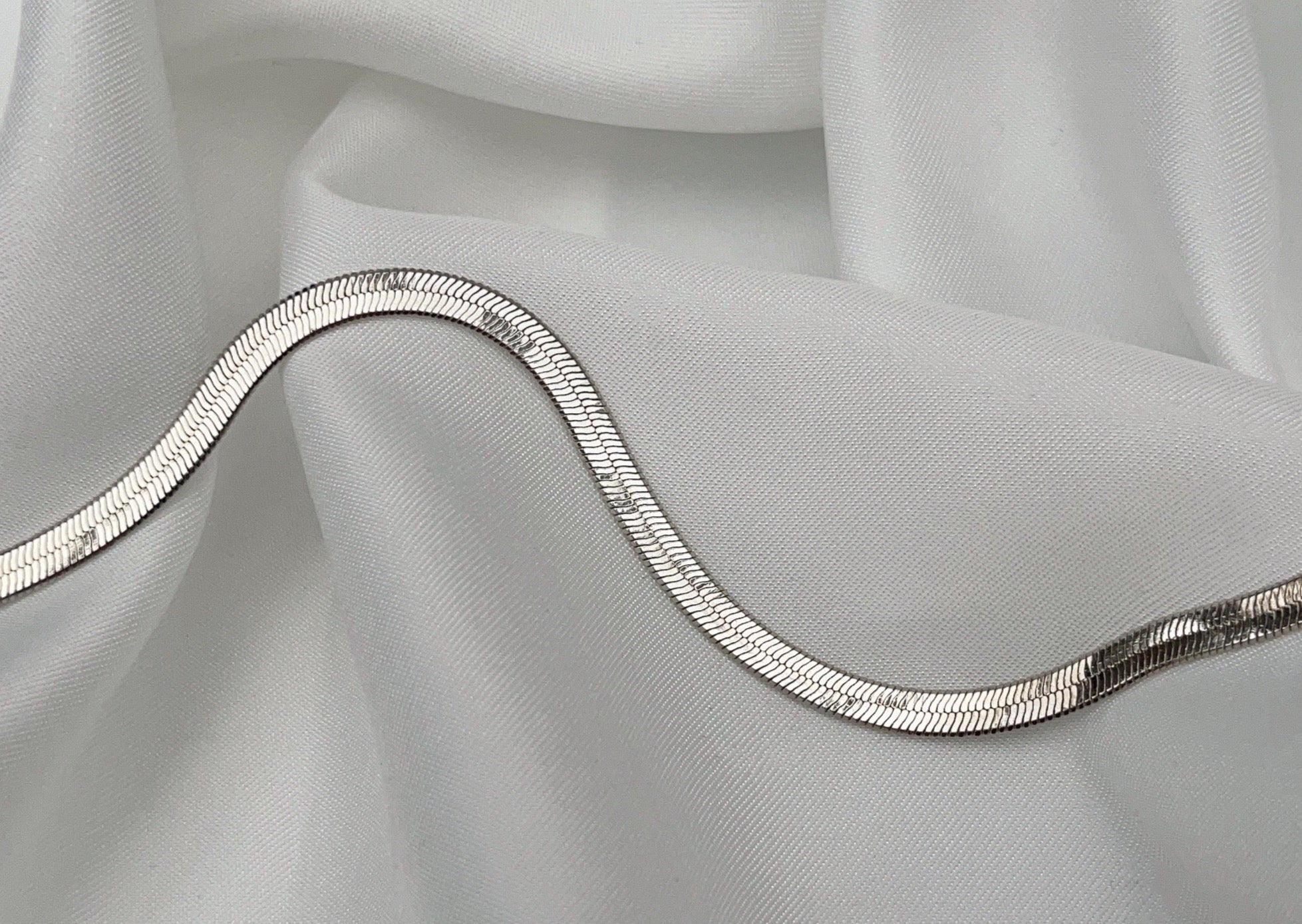 Flat Silver | Armband