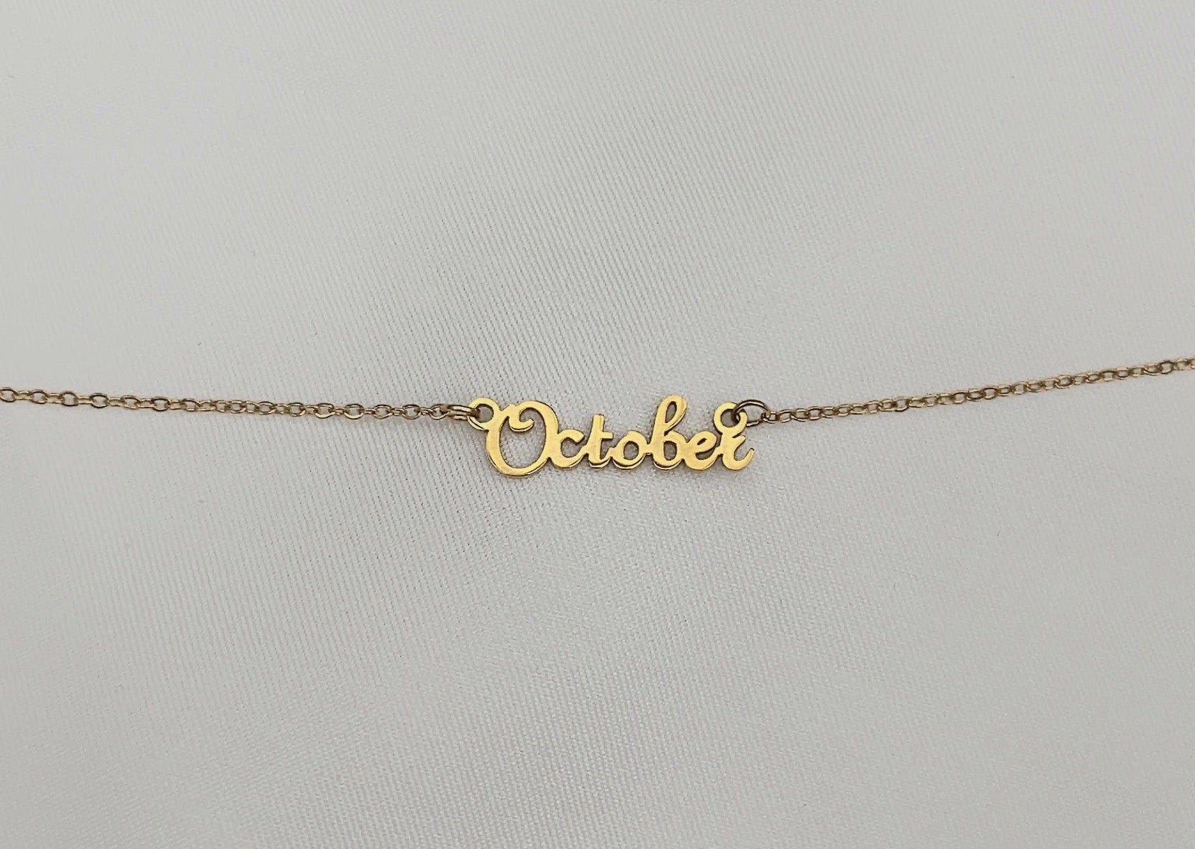 Birth Month Gold | Ketting