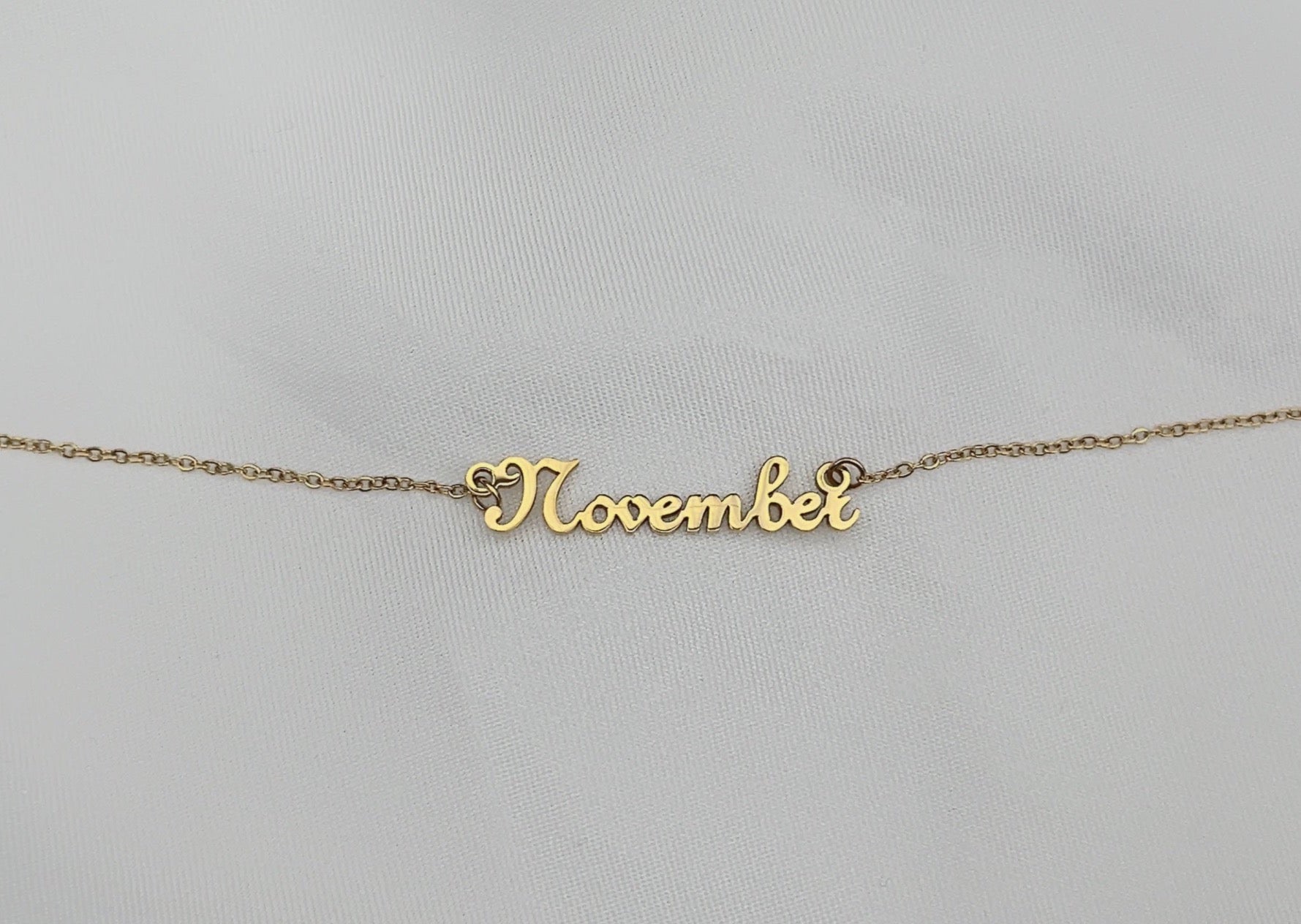 Birth Month Gold | Ketting